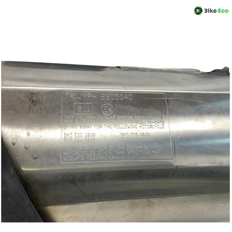 Silencieux (echappement) TRIUMPH TIGER 800 2011-2014