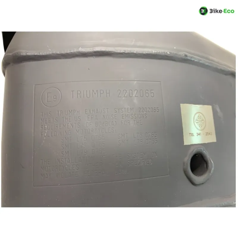 Silencieux (echappement) TRIUMPH STREET TRIPLE R 765 2017-2019