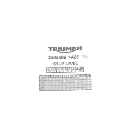Habillage de reservoir TRIUMPH TRIDENT 660 2021 - 2025