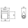 Clignotants avant DUCATI HYPERMOTARD 821 2013 - 2015