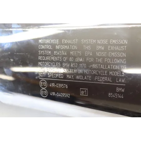 Silencieux (echappement) BMW R 1200 RT 2014 - 2018