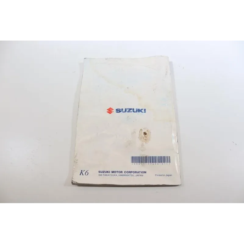Manuel d'utilisation SUZUKI SV 650 N 2003 - 2009