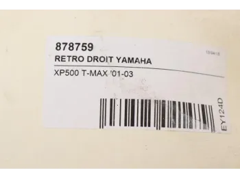 Retro droit YAMAHA XP 500 TMAX 2001 - 2003
