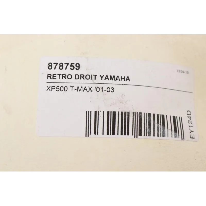Retro droit YAMAHA XP 500 TMAX 2001 - 2003