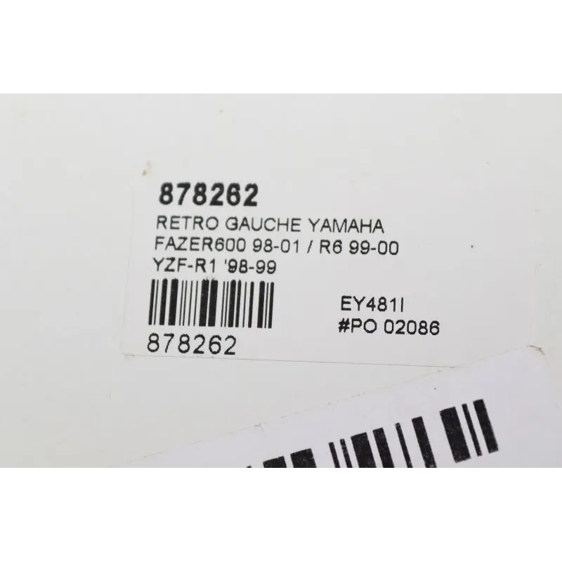 Retro droit YAMAHA FZS 600 FAZER 1998 - 2001