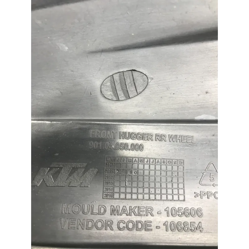 Garde boue arriere KTM DUKE 125 2011-2016