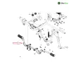 Support avant YAMAHA RD 250 1973-1975 Support avant YAMAHA RD 250 1973-1975