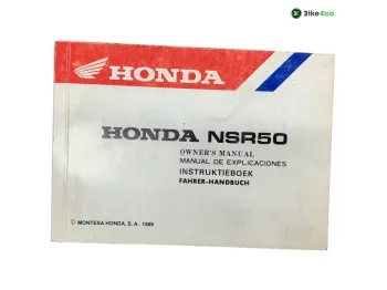 Manuel d'utilisation HONDA NSR 50 1988-1989