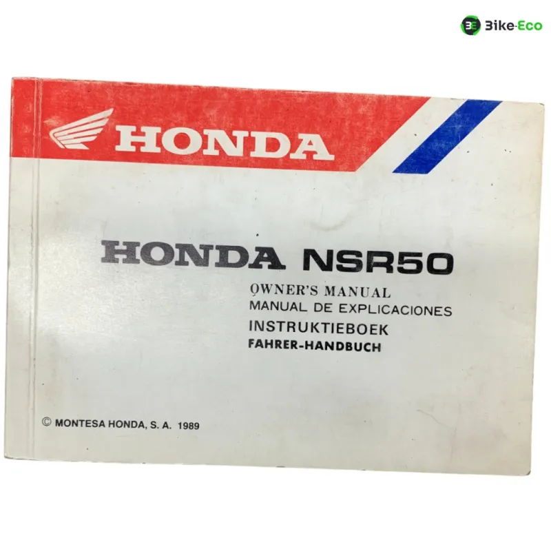 Manuel d'utilisation HONDA NSR 50 1988-1989