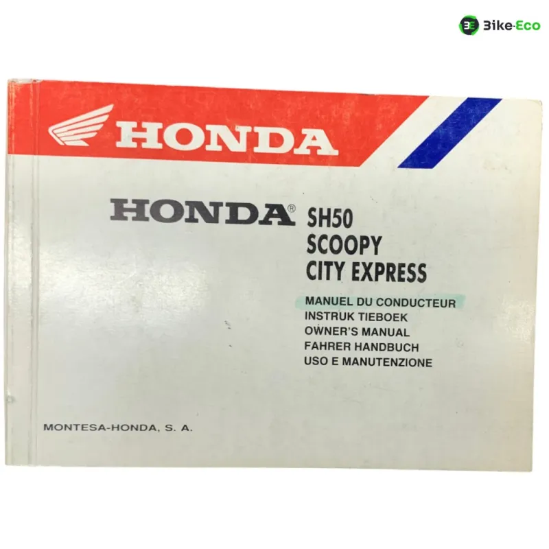Manuel d'utilisation HONDA SH 50 1993-1995 SCOOPY