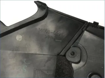 Cache carenage sous selle gauche KAWASAKI Z 800 2013-2016
