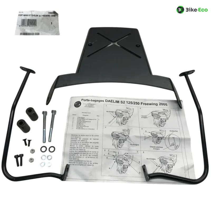 Porte paquets arriere DAELIM S2 SQ 125 FI 2007-2012