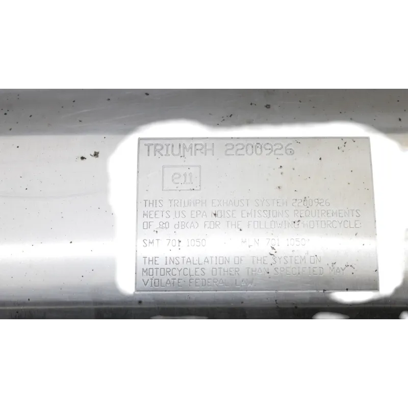Silencieux (echappement) TRIUMPH TIGER 1050 SPORT 2013 - 2015