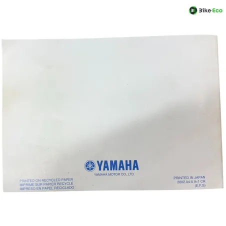 Manuel d'utilisation YAMAHA YFM 660 2002-2005 RAPTOR
