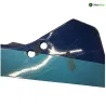 Cache carenage coque arriere gauche SUZUKI GSXR 1100 1986-1988 Cache carenage coque arriere gauche SUZUKI GSXR 1100 1986-1988
