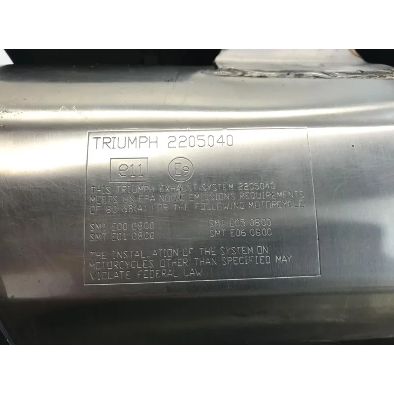 Silencieux (echappement) TRIUMPH TIGER 800 2011-2014