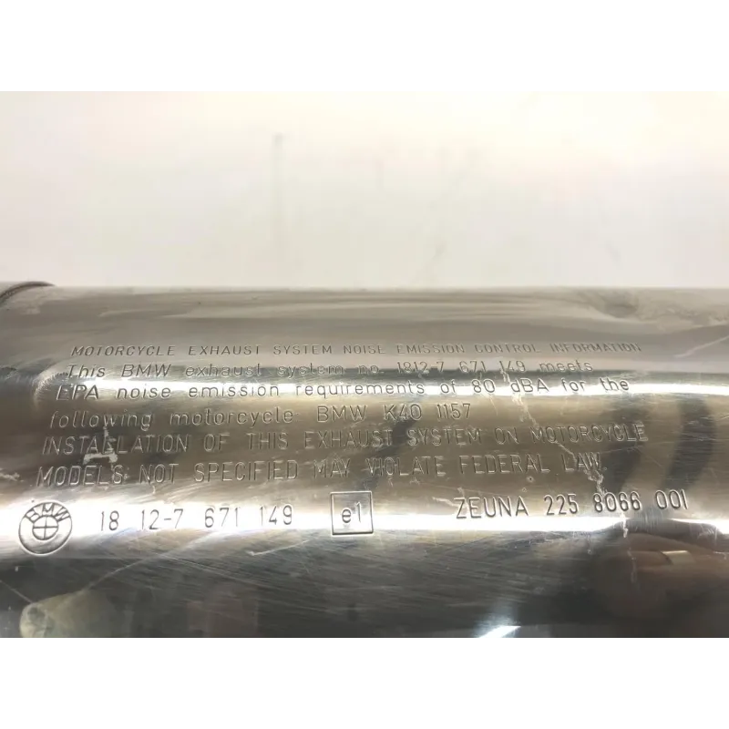 Silencieux (echappement) BMW K 1200 R 2005-2008