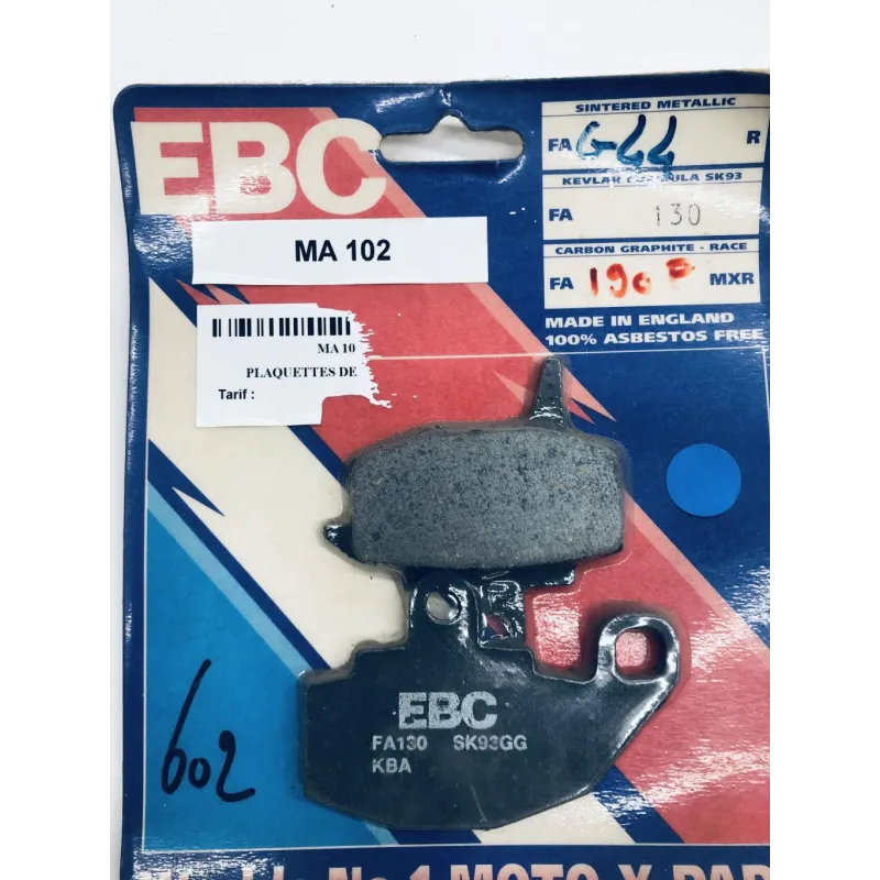 Plaquettes de frein avant KAWASAKI KLR 500 1987-1989