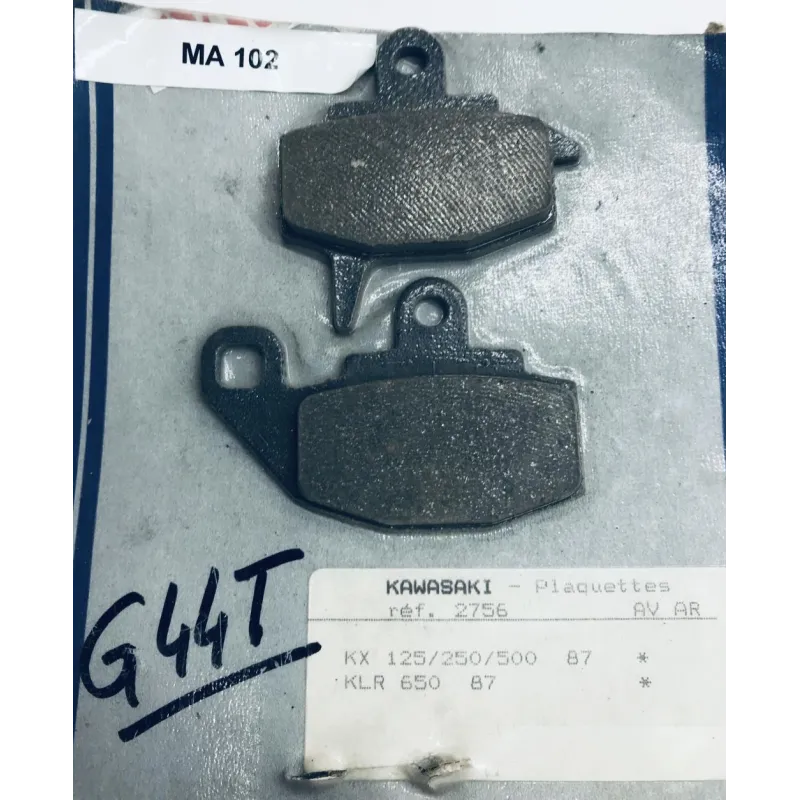 Plaquettes de frein avant KAWASAKI KX 125 1986-1988