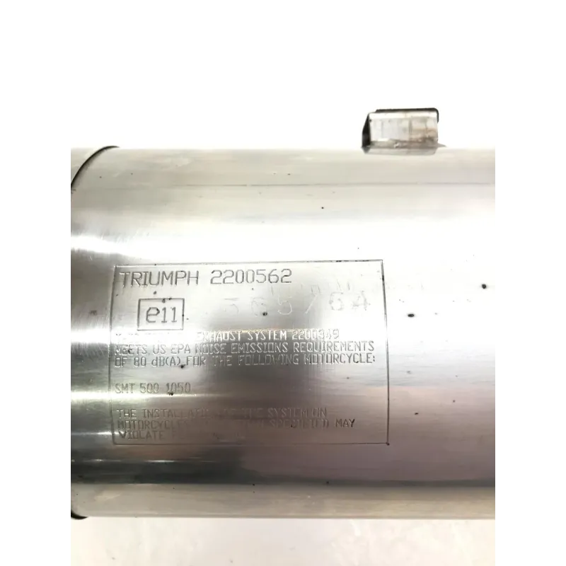 Silencieux gauche (echappement) TRIUMPH SPEED TRIPLE 1050 2008-2010