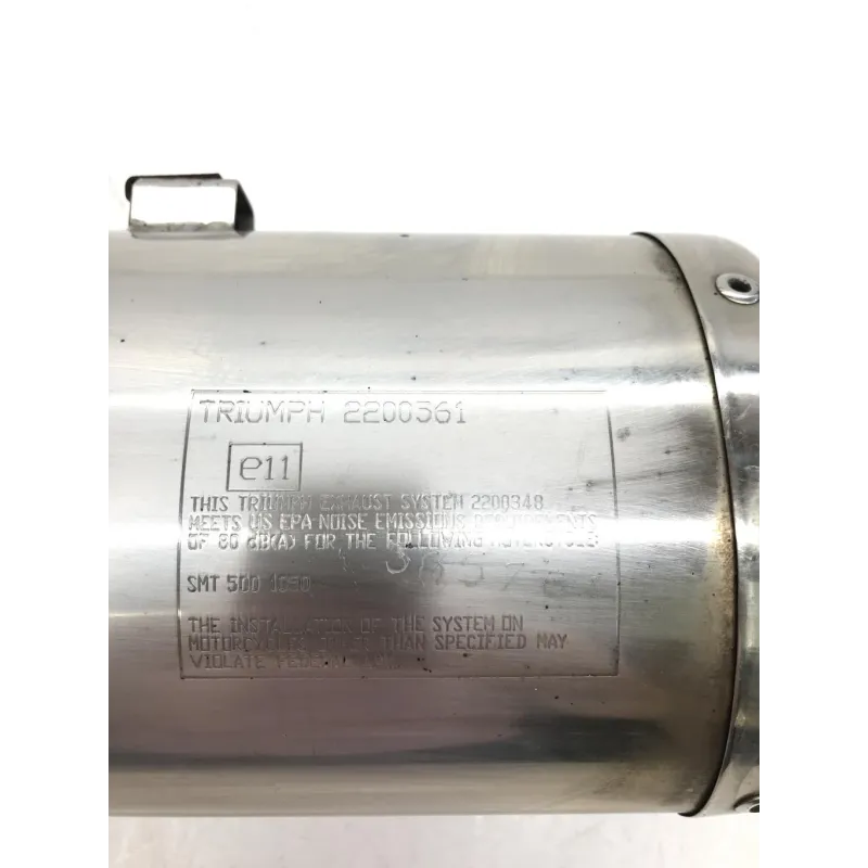 Silencieux droit (echappement) TRIUMPH SPEED TRIPLE 1050 2008-2010