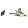 Platine et repose pieds arriere gauche YAMAHA FZS 600 2002-2003 FAZER Platine et repose pieds arriere gauche YAMAHA FZS 600 2002-2003 FAZER