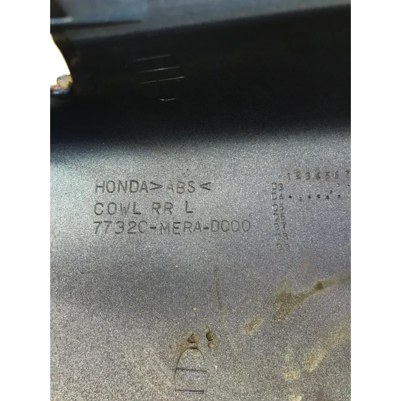 Cache carenage coque arriere HONDA CBF 600 2004-2007 S ABS
