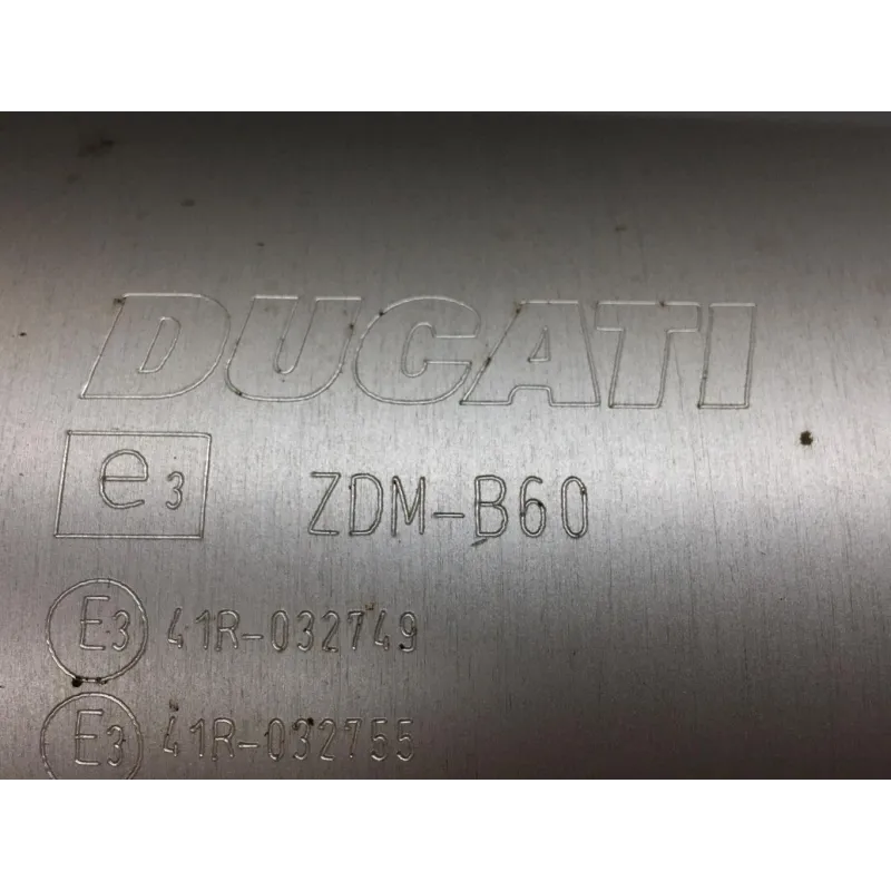 Silencieux gauche (echappement) DUCATI MONSTER 696 2008-2009