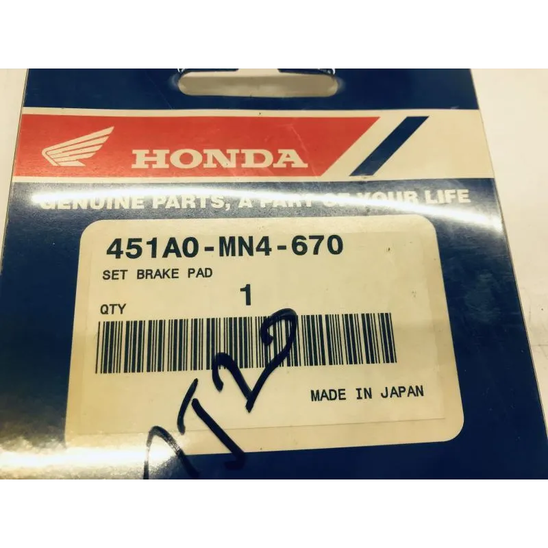 Plaquettes de frein avant HONDA CBR 600 F 1987-1988