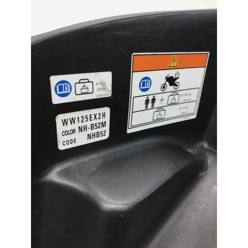 Coffre sous selle HONDA PCX 125 2017-2018