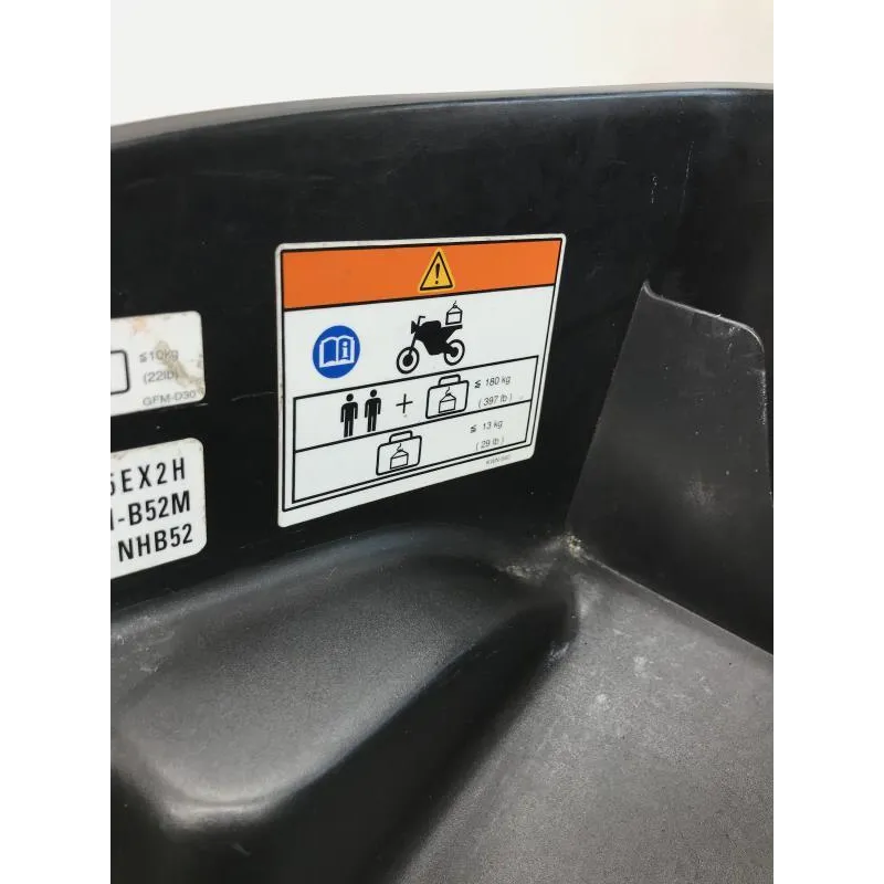 Coffre sous selle HONDA PCX 125 2017-2018