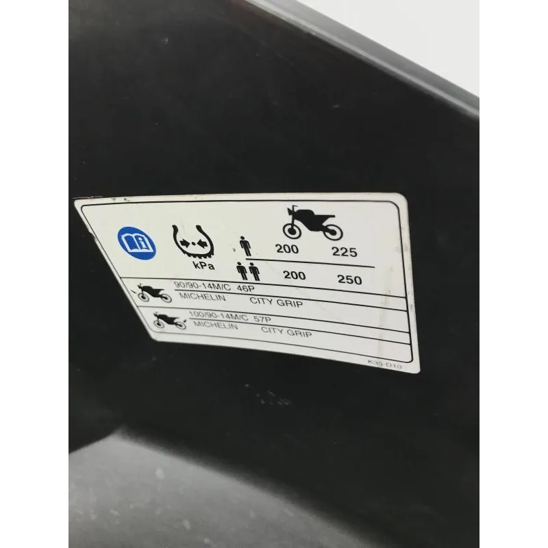 Coffre sous selle HONDA PCX 125 2017-2018