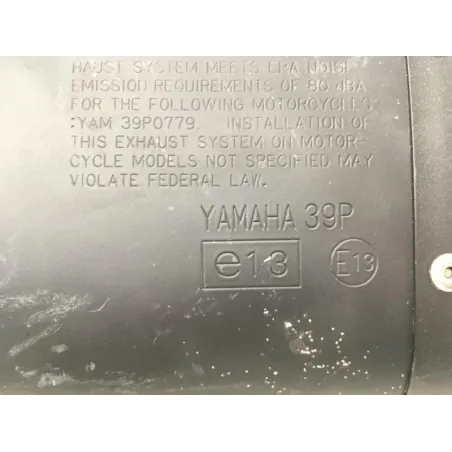 Silencieux (echappement) YAMAHA FZ8 800 2011-2012