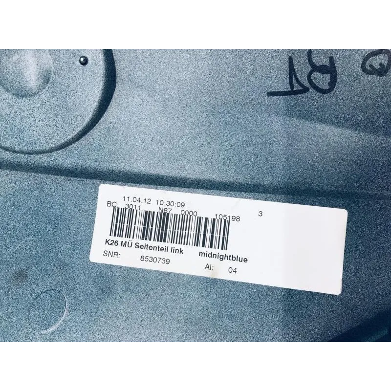 Cache flanc de carenage gauche BMW R 1200 RT 2010-2013 K26
