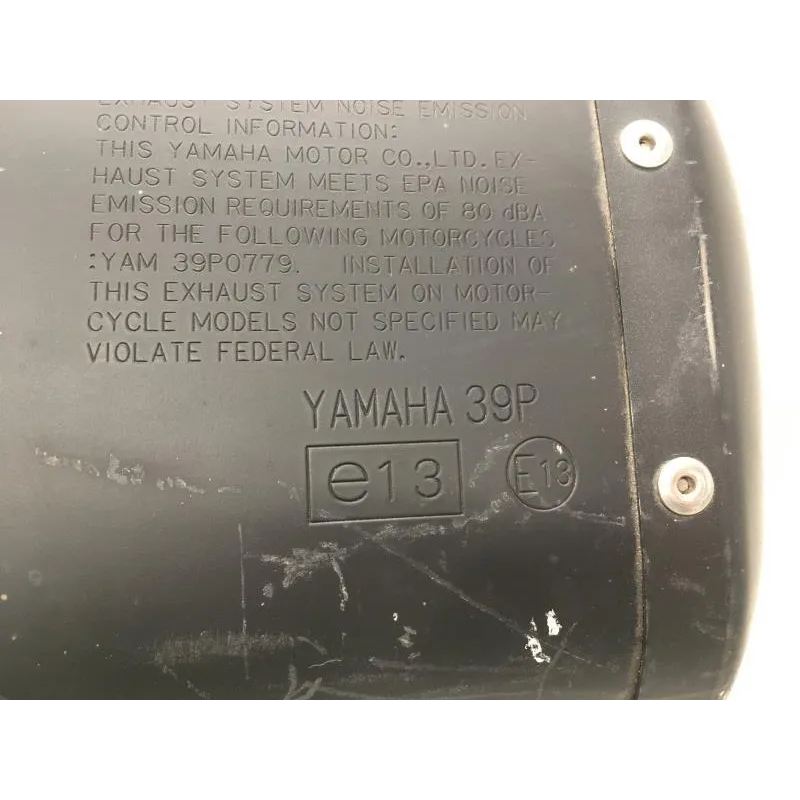 Silencieux (echappement) YAMAHA FZ8 800 2011-2012