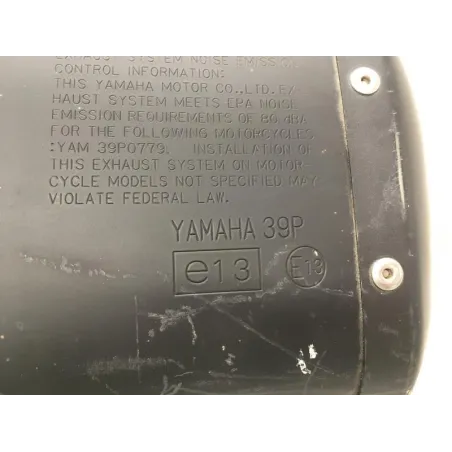 Silencieux (echappement) YAMAHA FZ8 800 2011-2012