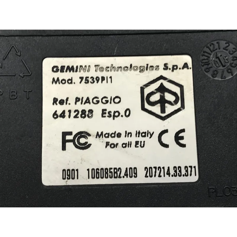 Boitier gestion ouverture de selle PIAGGIO MP3 250 2008-2009 LT