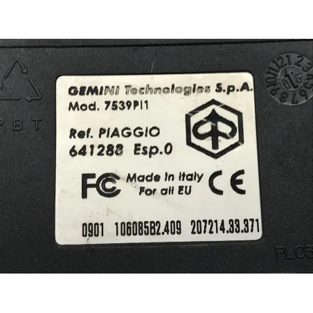 Boitier gestion ouverture de selle PIAGGIO MP3 250 2008-2009 LT