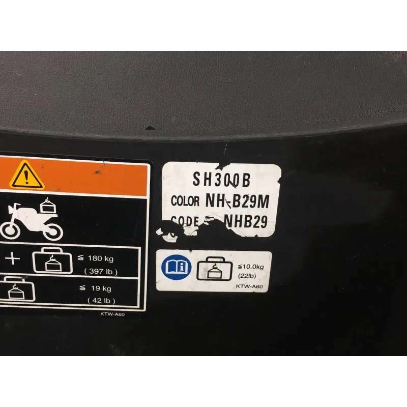 Coffre sous selle HONDA SH 300 2011-2014 ABS