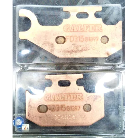 Plaquettes de frein arriere SUZUKI UH 200 2007-2013 BURGMAN