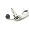 Platine et repose pieds arriere droit SUZUKI SV 650 S 1999-2002