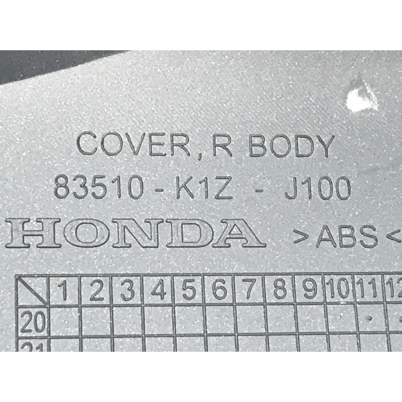 Cache carenage coque arriere droit HONDA PCX 125 2021-2022