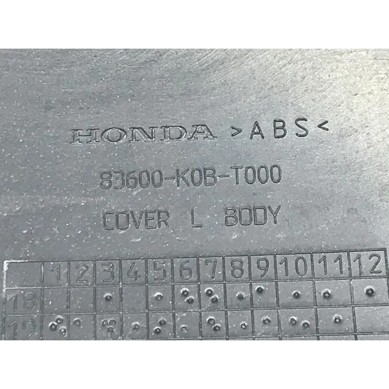Cache carenage coque arriere gauche HONDA NSS 125 2019-2020 FORZA