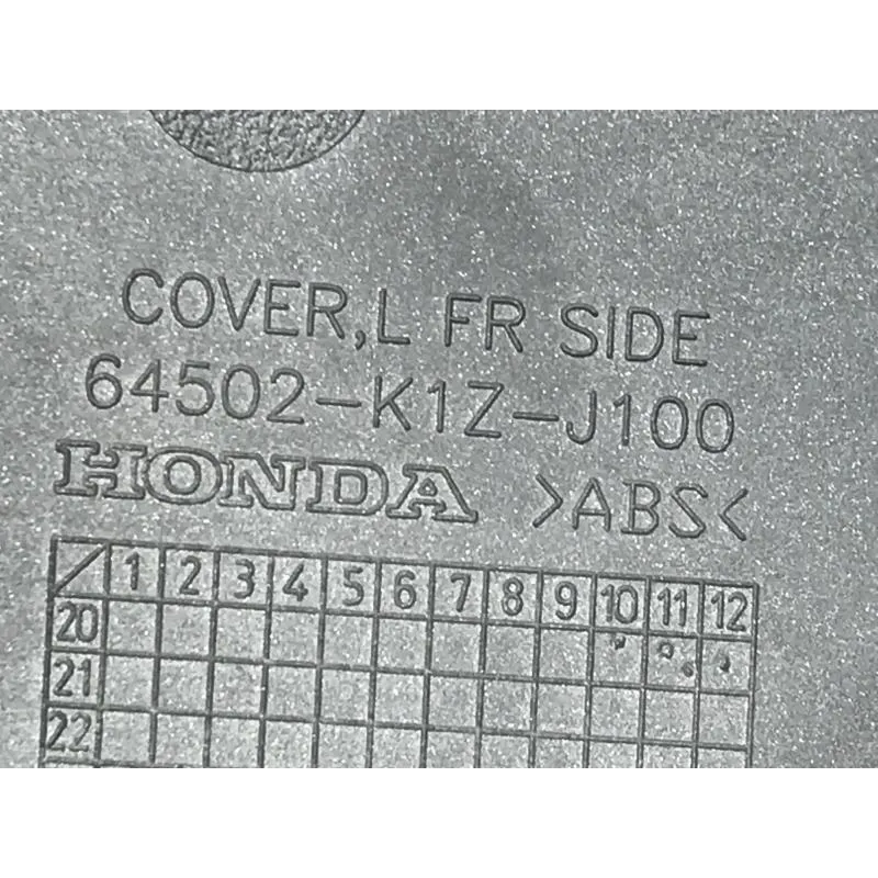 Cache flanc de carenage gauche HONDA PCX 125 2021-2022