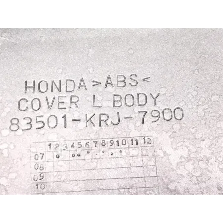 Cache carenage coque arriere gauche HONDA FES 125 2007-2013 S-WING