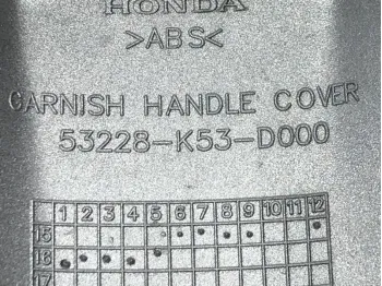 Cache guidon arriere HONDA SH 300 I 2015-2020
