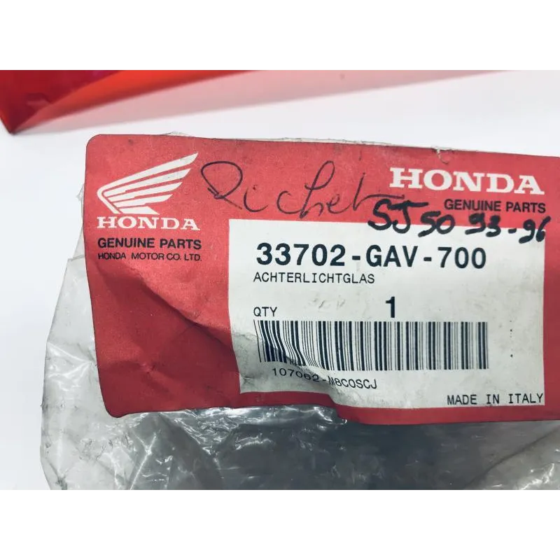 Cabochon feu arriere HONDA SJ 50 1993-1998 BALI