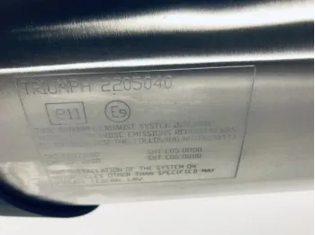 Silencieux (echappement) TRIUMPH TIGER 800 2011-2014