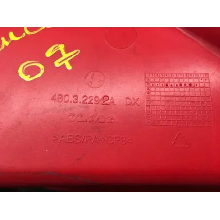 Cache flanc de carenage droit DUCATI 848 EVO 2011-2013 SUPERBIKE
