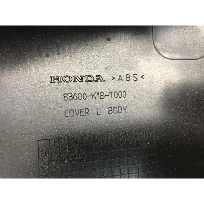 Cache carenage coque arriere gauche HONDA NSS 350 2021-2024 FORZA